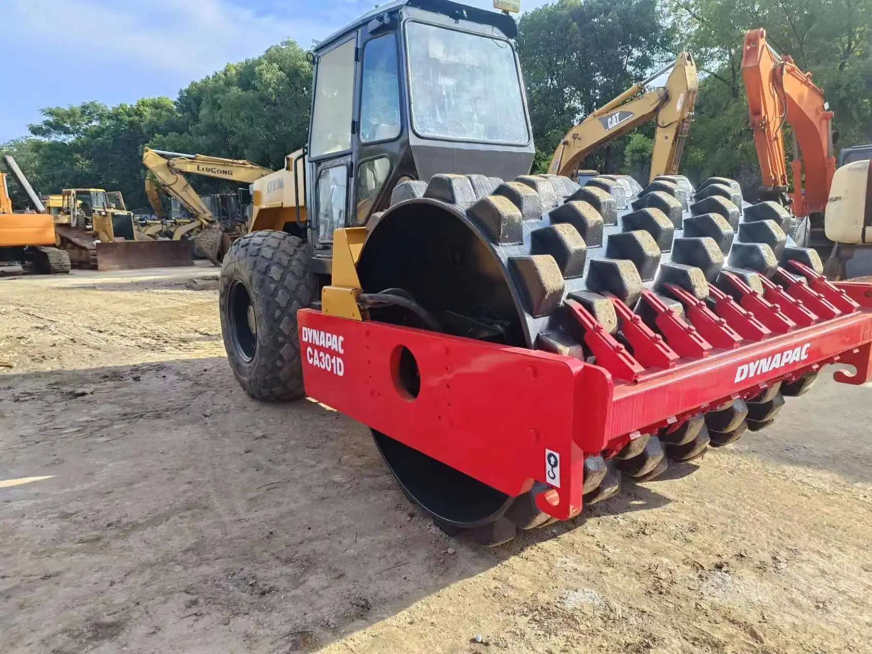 Used Dynapac Compactor CA301D with excellent performance Second Hand Dynapac Roller CA301D at sale