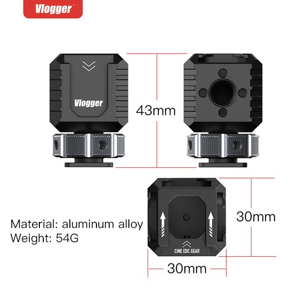 Four-head hot shoe extension accessories fill light microphone connection bracket display digital camera extension accessories