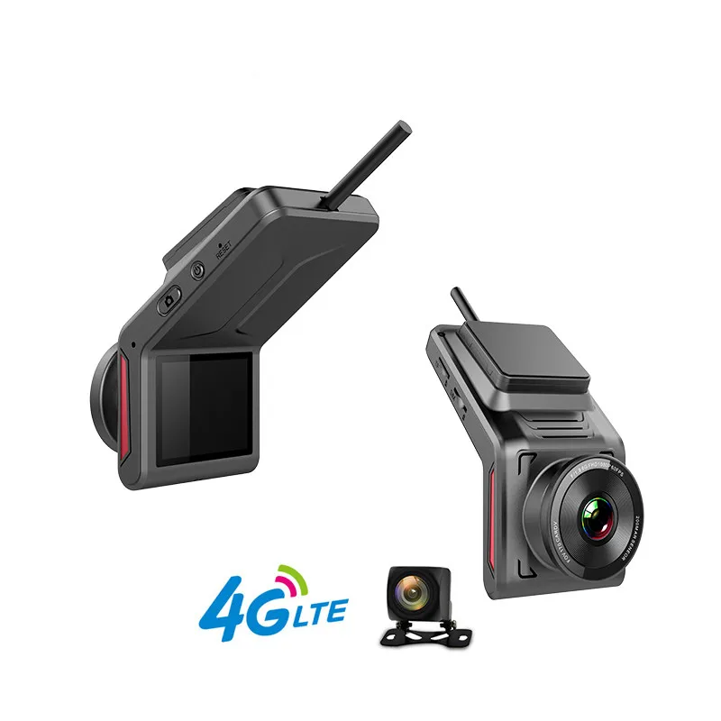 4G hidden dash camera GPS tracking Support Live Remote Monitoring with two camera video recording FHD1080P WiFi Fleet management