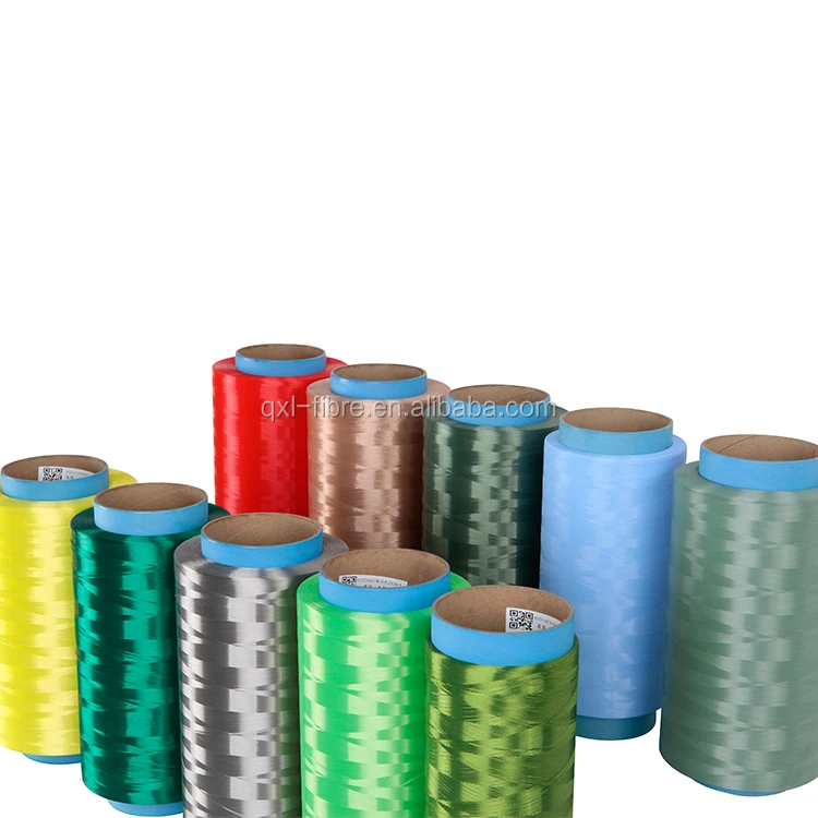 High Performance Cut Resistant Colorful PE UHMWPE FIbre Multifilament Yarn for Ropes Textile