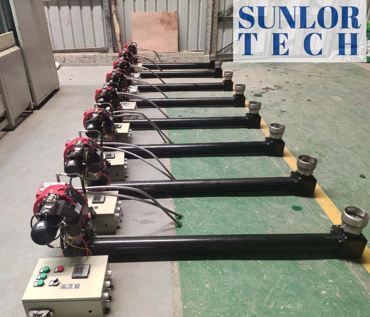 Bottom-burning burner Ultra-long combustion tube barrel integrated low-burning combustion machine system Diesel Burner,