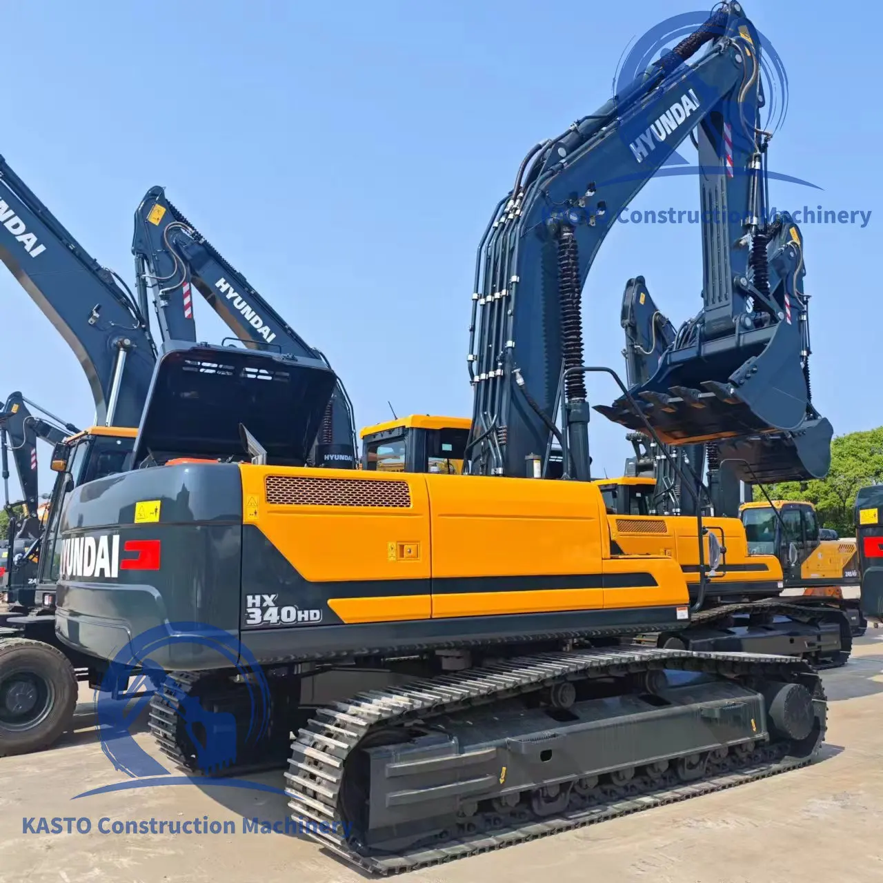Hyundai 340 HD экскаваторы гусеничный экскаватор 34ton 33-тонная 35тонная оригинальная машина для земляных работ продажи