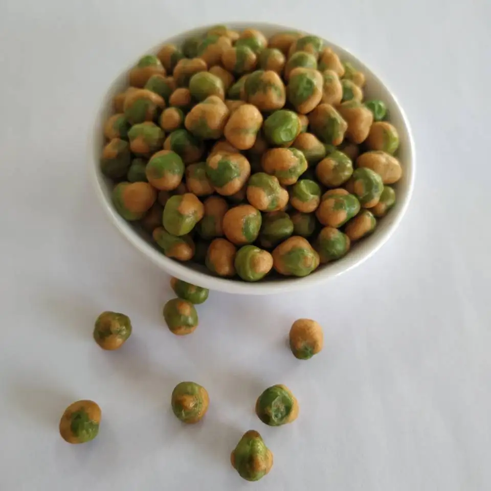 
Factory Coated Crunchy soy sauce flavor Green Peas 