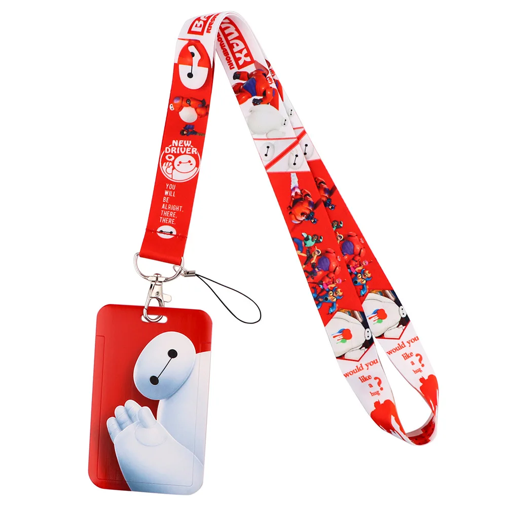 Cartoon Planet Baby strap key lanyard ID card gym phone strap USB badge holder string Cute keychain new