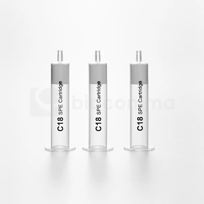 Factory direct sale C18 Solid phase extraction column  lab consumable SPE column for food analysis
