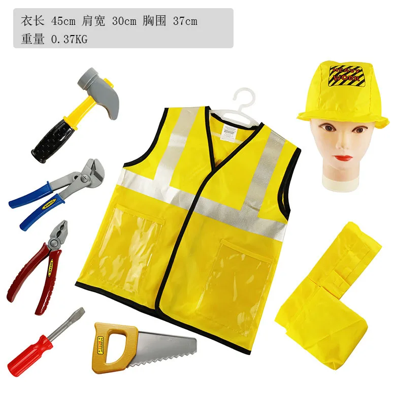 New design cosplay costume doctor nurse fireman clothes Children professional clothes  with factory direct price