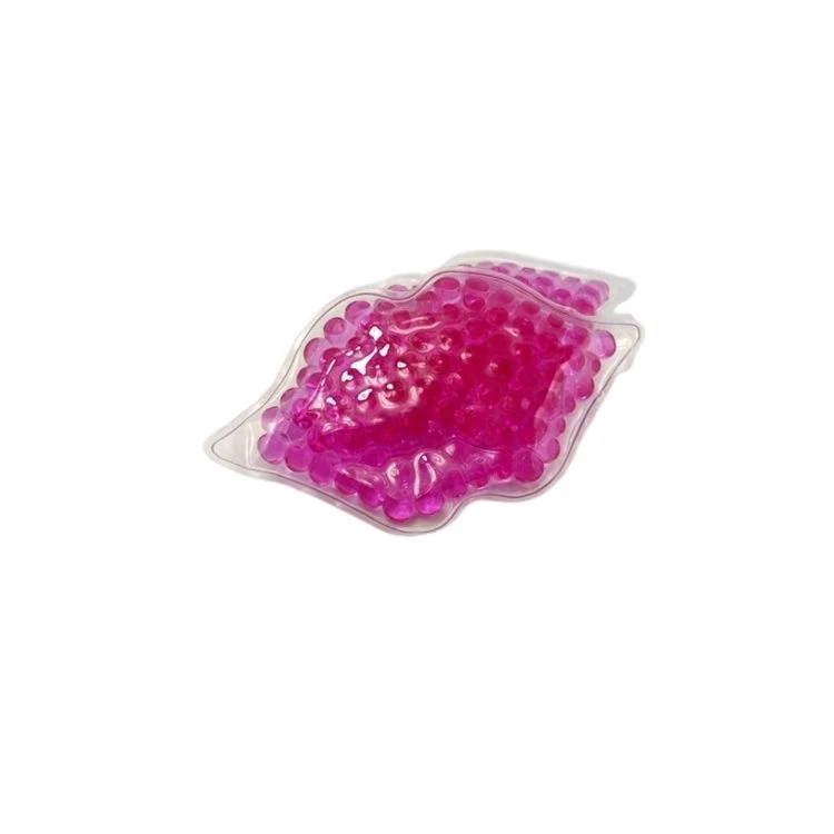 Mini Reusable Lips Shape Gel Bead Cushion Aesthetics Lip Shape Bead Ice Pack Hot Cold Gel Pack