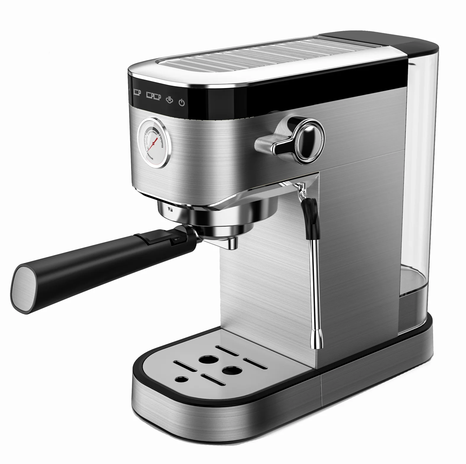 20 bar compact espresso coffee machine with milk frother for espresso, latte and cappuccino 35 oz removable water tank