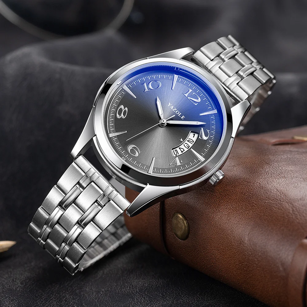 Hot Selling Mens Watches Analog Quartz Business Classic Trendy Stainless Steel Men Watch