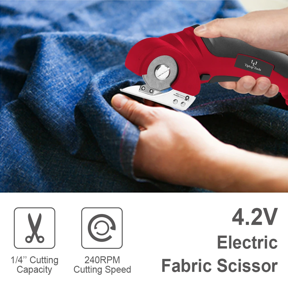 Best Selling Electric Rotary Cutter 3.6v Lithium Battery Powered Hand-held Cordless Electric Power Scissors For Fabric Carpet