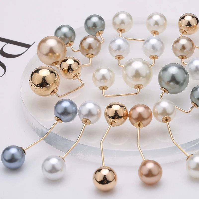 Glamorous Metal Pearl Brooch to Embellish Clothing Neckline - Pin On, Zinc Alloy, Nickel-Free, Support 7-Day Rapid Sampling, Var