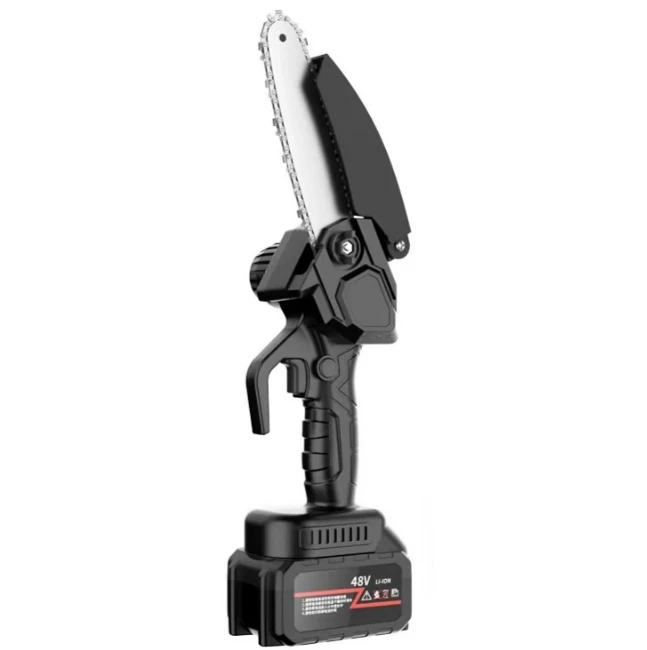 Rechargeable Li-ion Battery Woodworking Mini Chainsaw Home & Outdoor Logging Cordless Saw