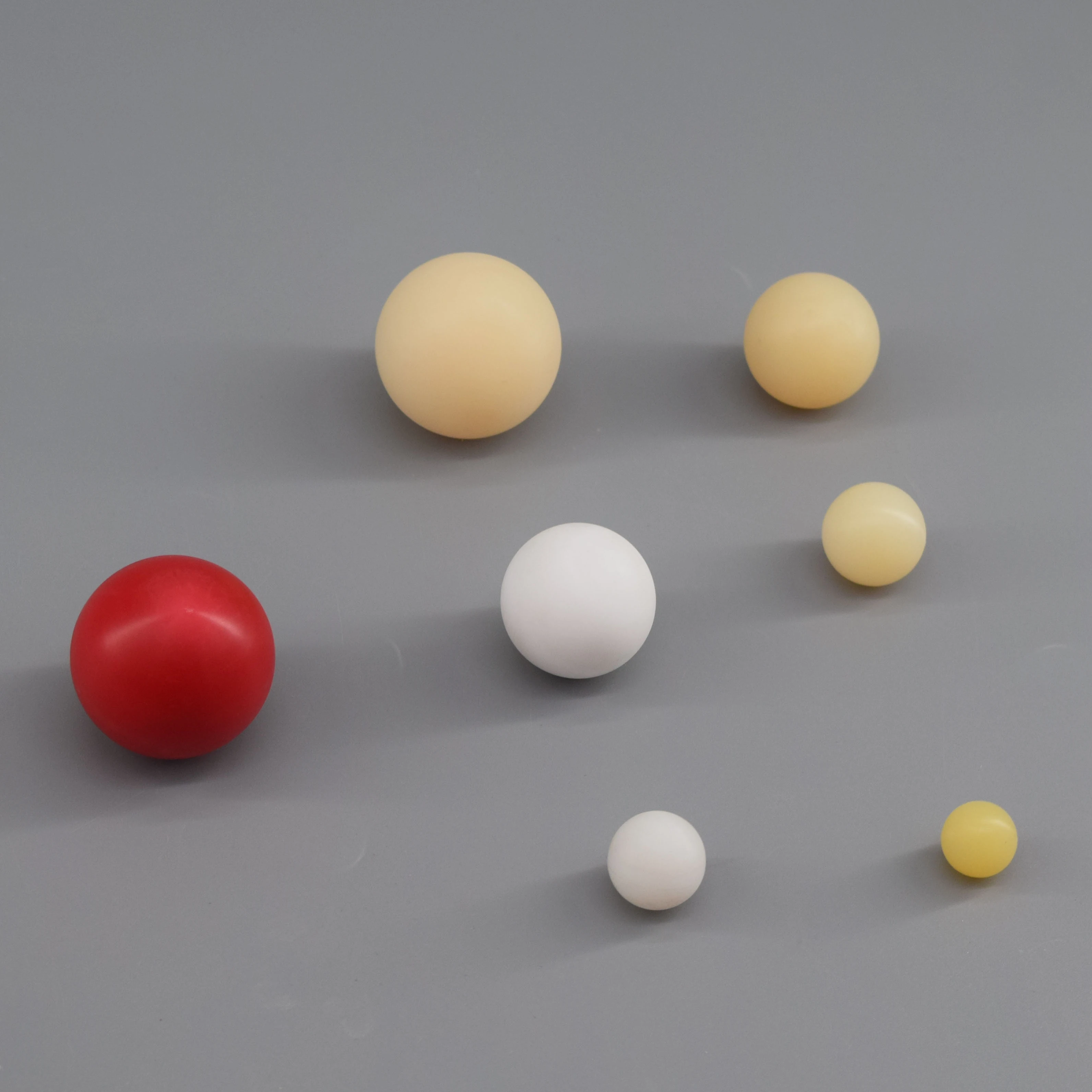 Odm Oem Customized Cnc Machining Plastic Parts Pom Plastic Ball Nylon Hard Solid Plastic Ball