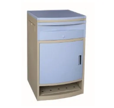Hospital Patient room movable medical plastic hospital cupboard lockable bedside cabinet