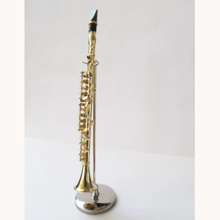 mini metal clarinet model craft gift