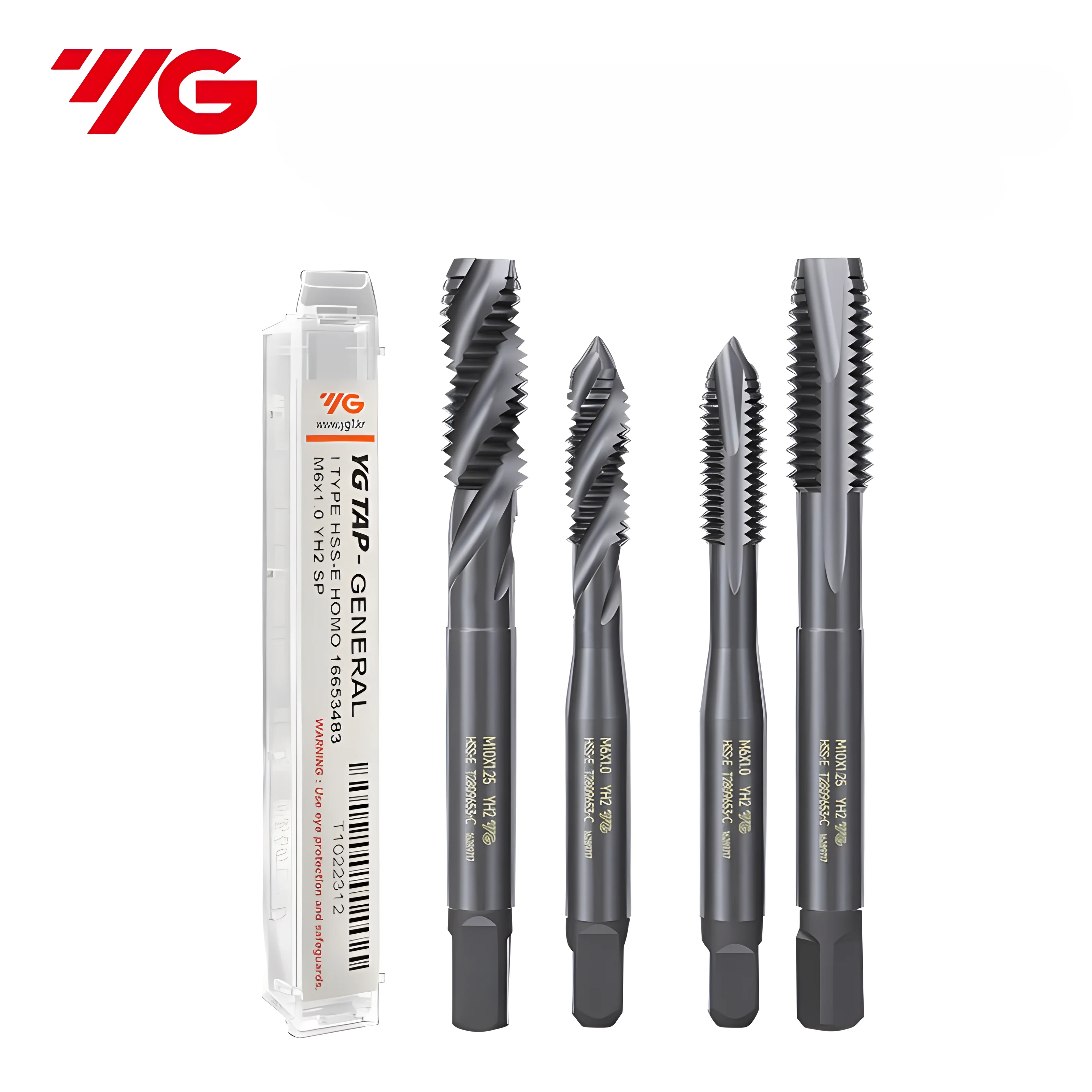 copper electrode for edm South Korean YG-1 Machine Tap Spiral Point Cobalt-coated Titanium for Stainless Steel Sizes M3, M4, M5