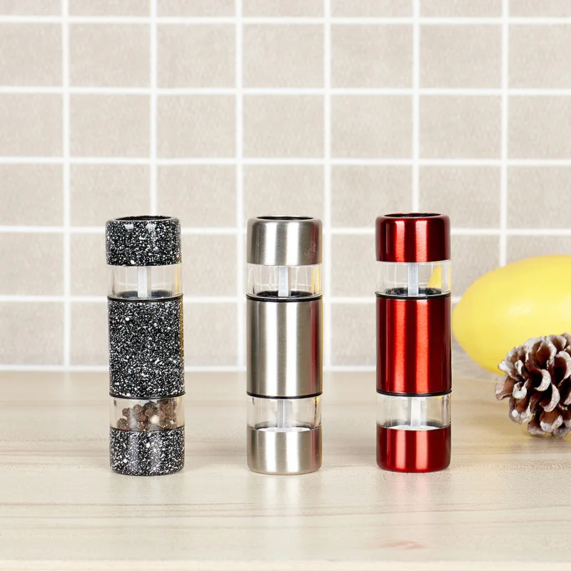 BBQ Stocked Multifunctional 2-in-1 Pepper With Adjustable Thickness Double Head Manual