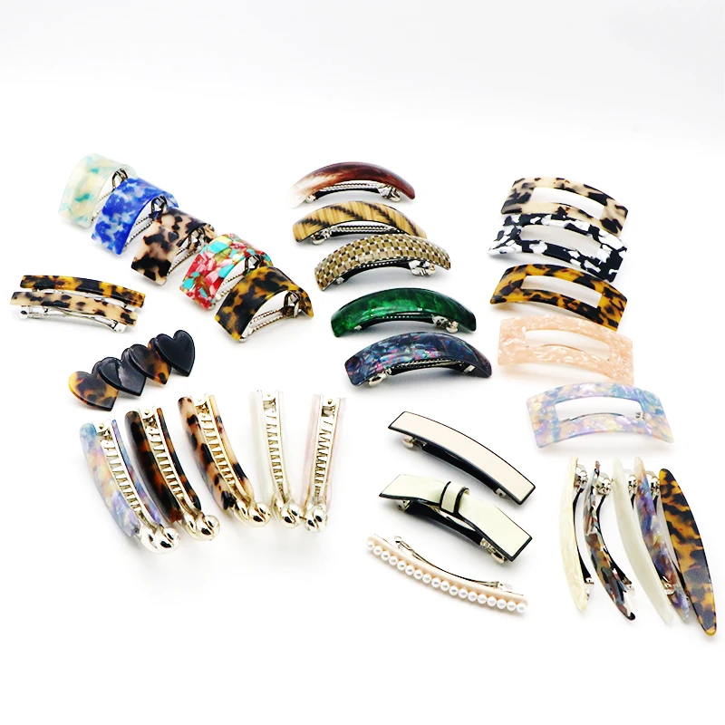 Wholesale Women Metal Barrett Hair Clip French Pour Cheveux Barrette French Hair Barrettes