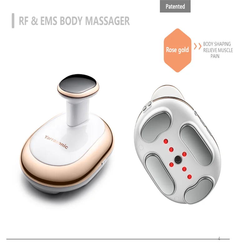 Home fitness training electric EMS infrared fat burning body heat loss handheld massager