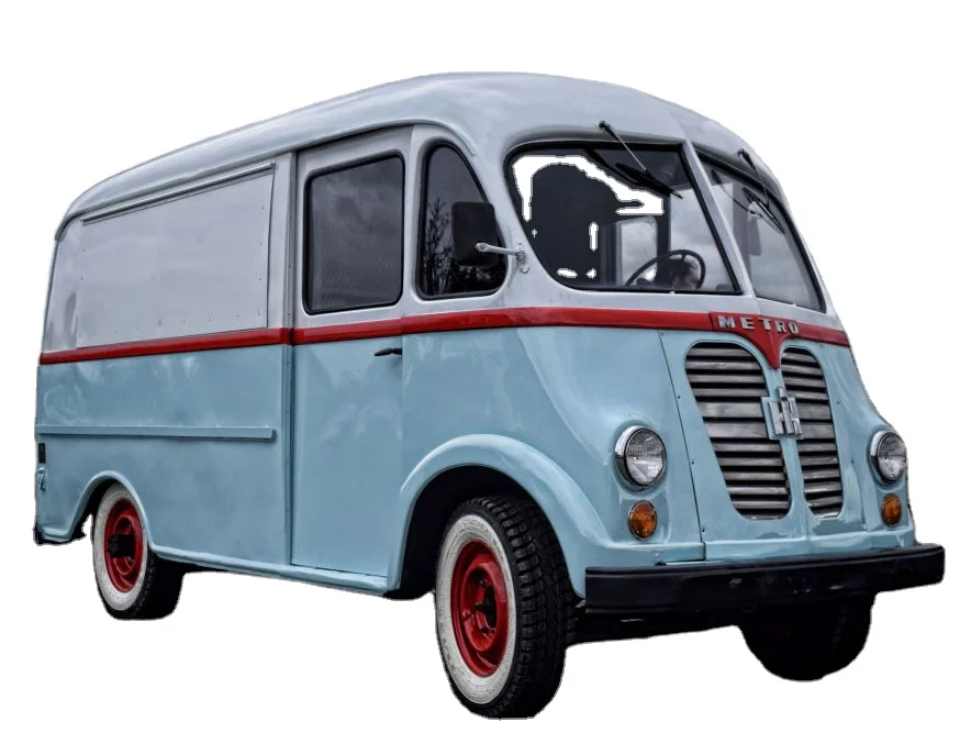 New Barbecue Fryit Vending Pizza Mobile Food Trailer Street Vintage Car Customized Designed Outdoor Food Serving Restaurant