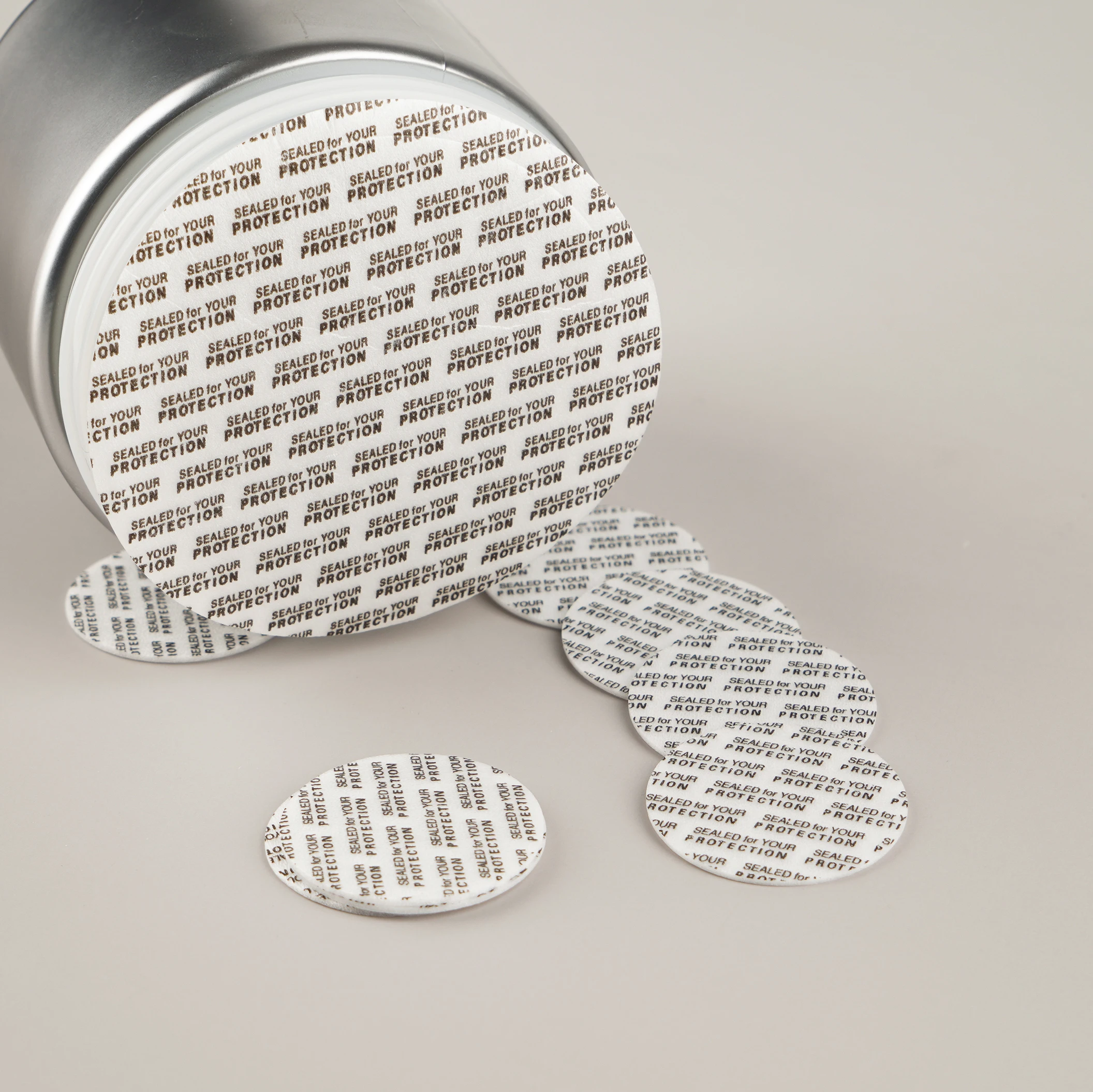 Aluminum foil induction seal liner universal heat induction seal liner for glass PE PET PP PVC plastic bottle cover