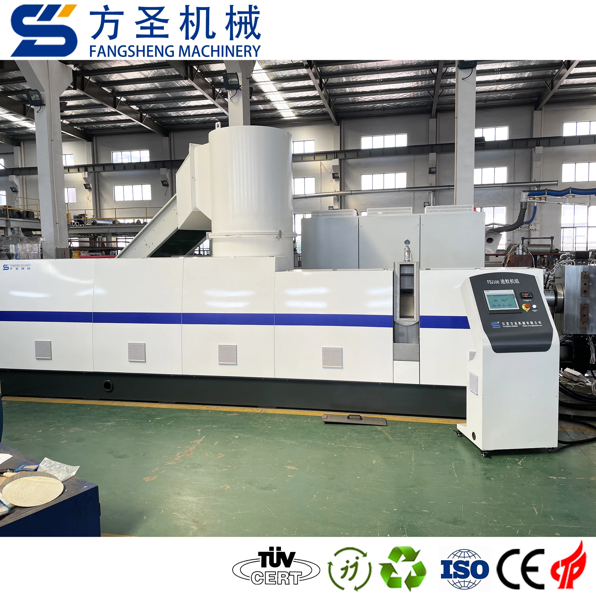 High producing CE approved efficiency waste plastic pp pe film granulator