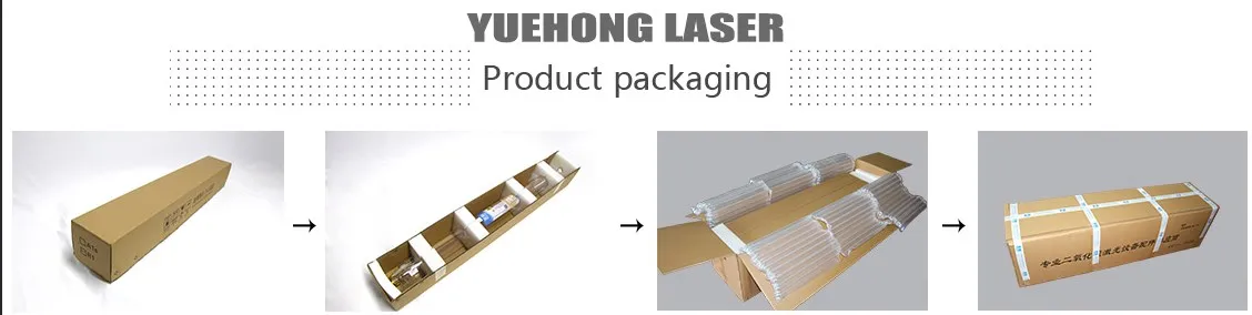 Yongli  R5 R7 R9  100w 130w 140w CO2 Laser Tube For Laser Engraving Cutting Machine