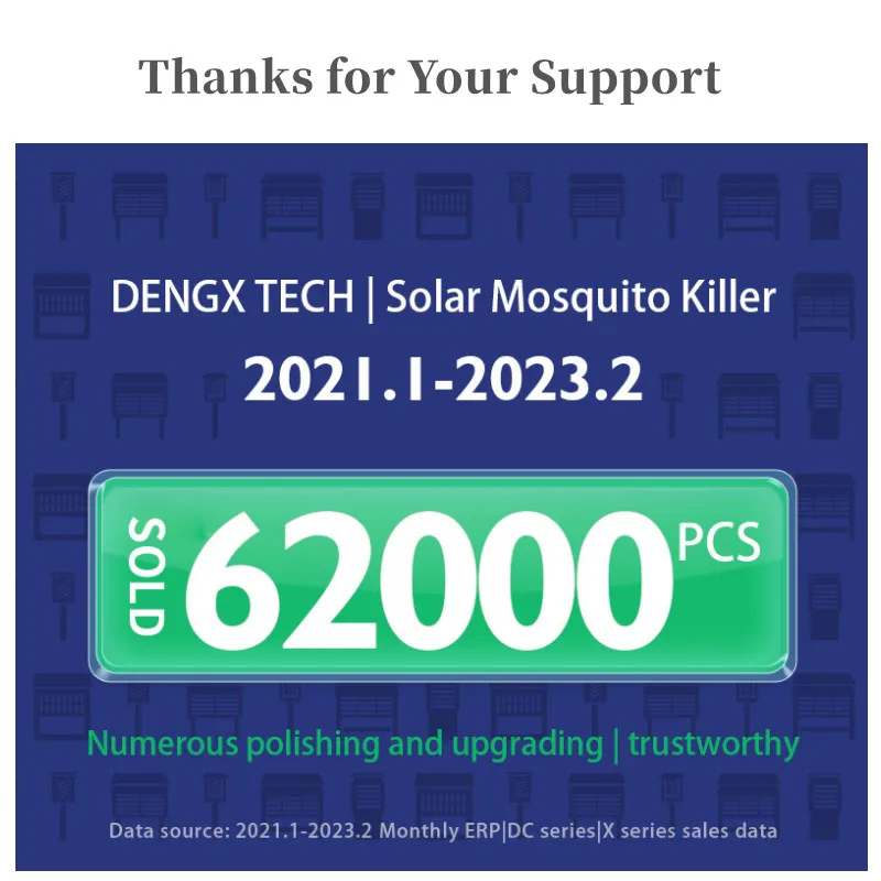 2022 hot selling smart mosquito control solar powered insect killing machine
