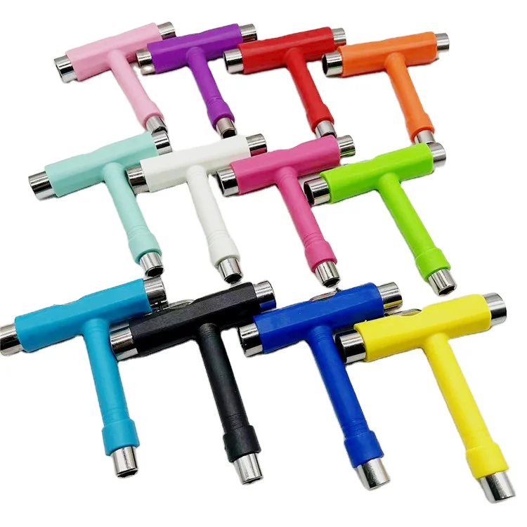 Custom cheap T tool for skate board long board T wrench with free samples