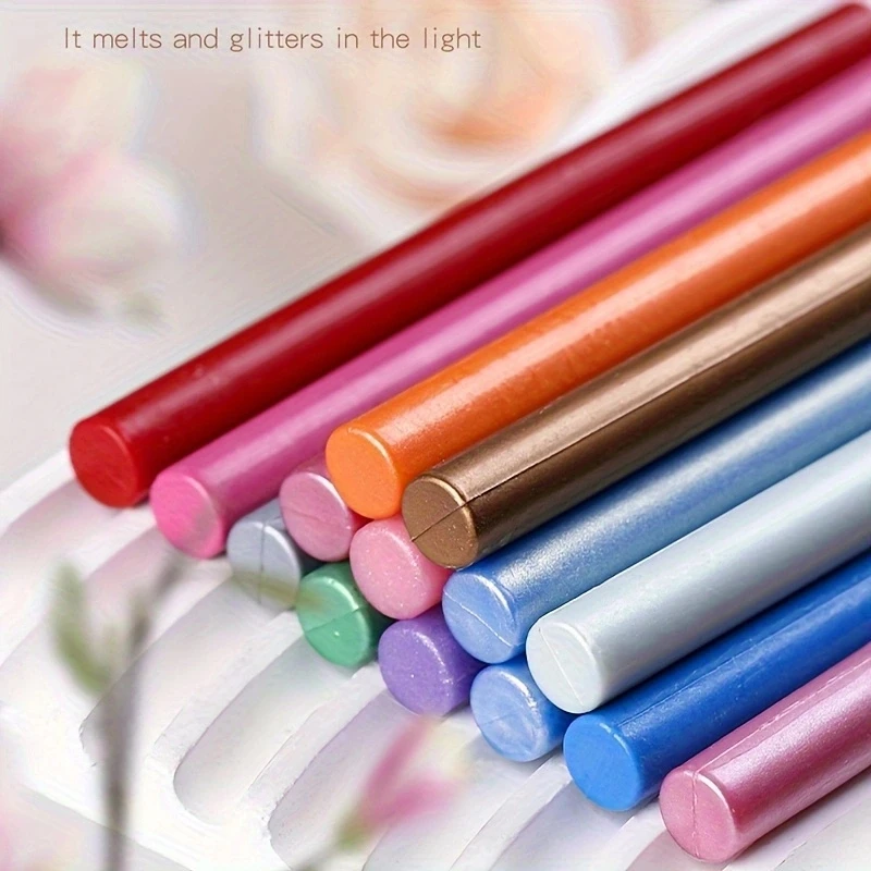 10pcs DIY Self-made Envelope Invitation Sealing Decoration Wax DIY Scrapbooking Color Making Seal Stamp for Envelope Letter