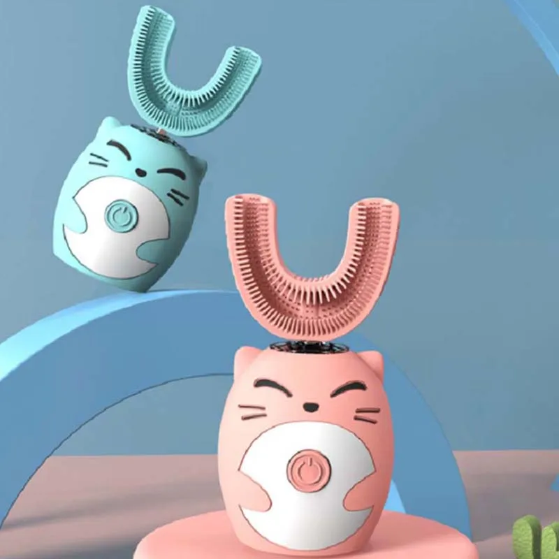 Automatic Electric Toothbrush electric 360 Degree U shape kids adult electric toothbrush