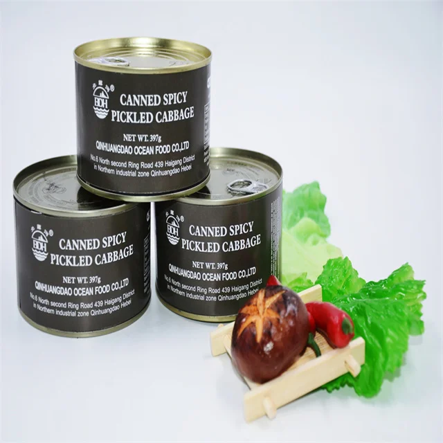 food rations ready to eat Canned food canned spicy pickled cabbage recipe