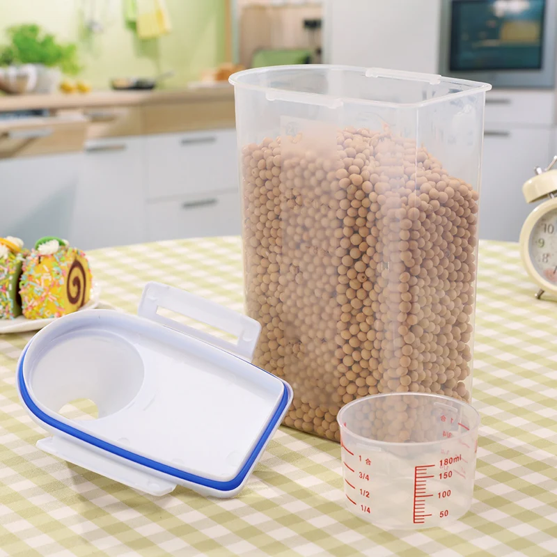 Low Price good quality kitchen organizer food storage containers cereal grain storage bin