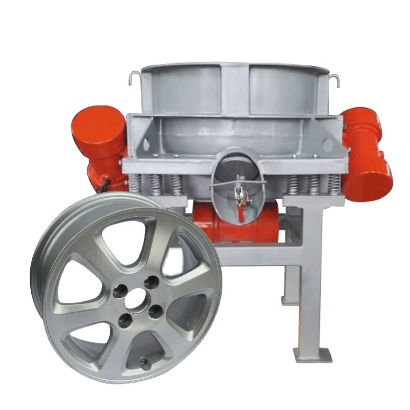 metal alloy rotary tumbler vibratory tumbling deburring polishing vibrating polisher finishing vibration machine