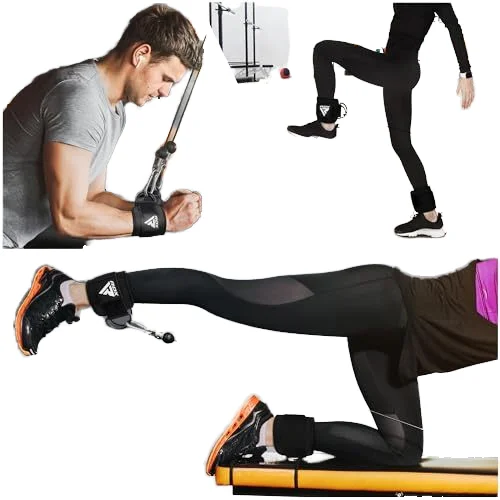 High Quality Neoprene Padded Ankle Cuffs Hot Sale Gym Training Exercise Accessories for Cable Machines and Basketball