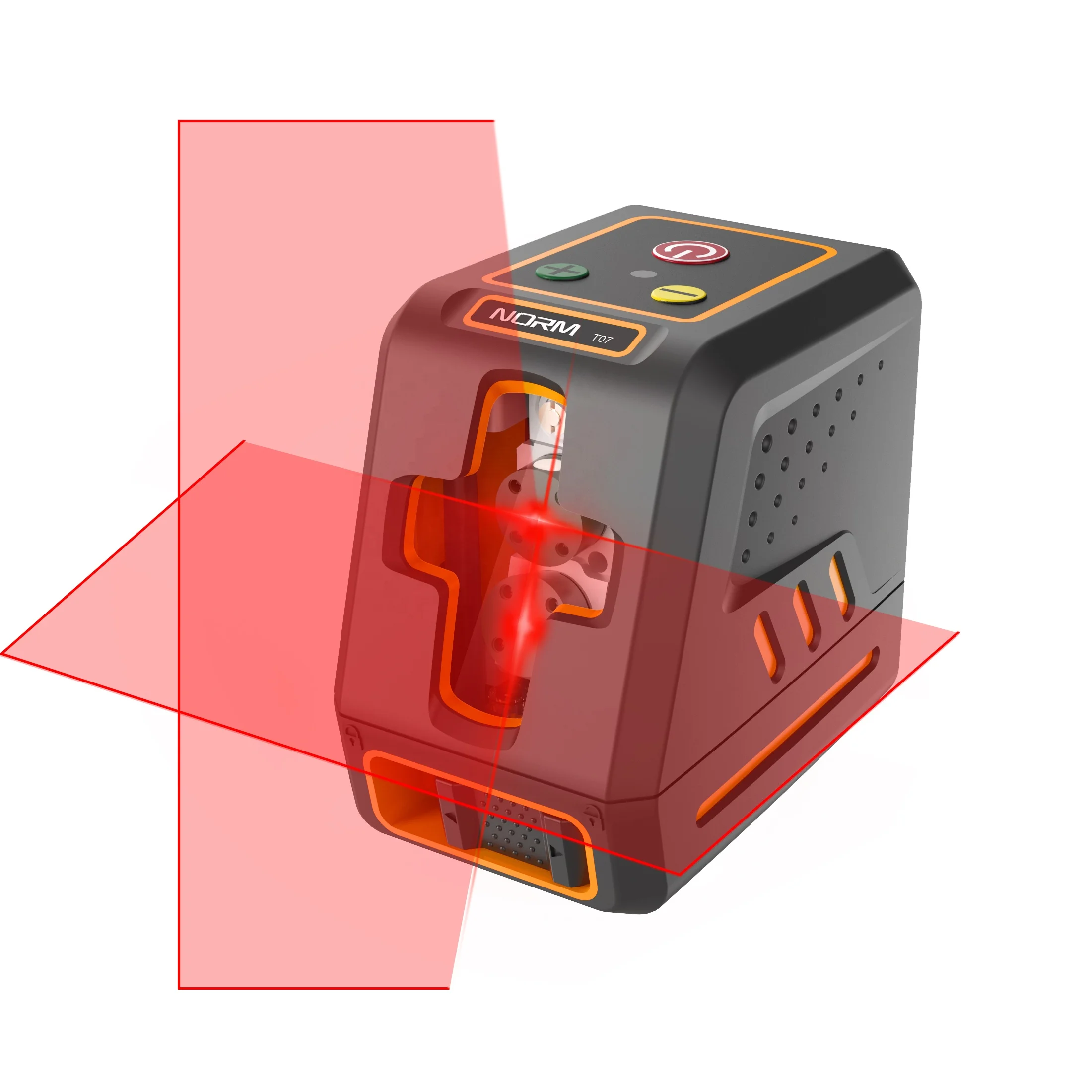 Small Red Beam Line Laser Leveling for Level Measurement 360