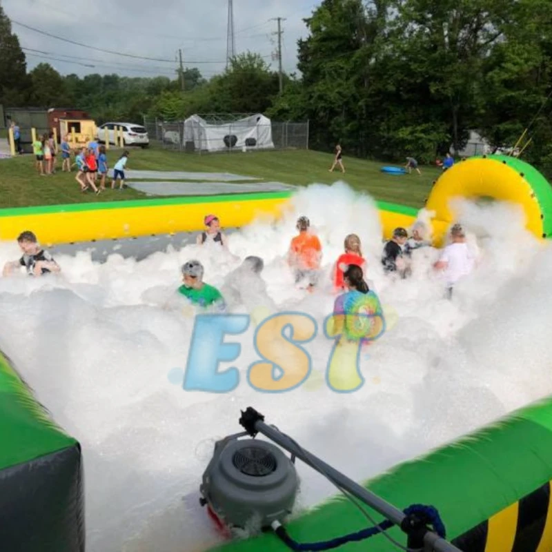 Inflatable Gym Foam Pit Outdoor Party Commercial Inflatable Foam Pit Large Inflatable Foam Party Rental Jumping Ball Air Pit