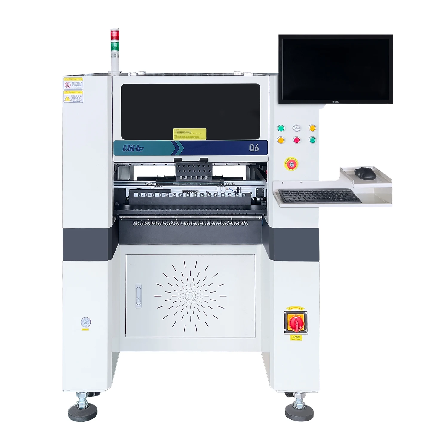 Qihe Automatic QP3250 SMT Soldering Paste Printing Machine Stencil Printer SMT Production Line