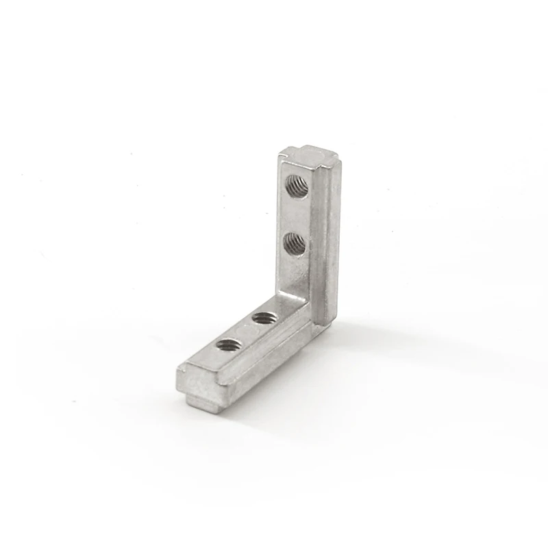 Chinese Manufacturer  2012 40mm 40x40mm 40b-8 90 Degree  Inside  Hidden Corner Connector Zinc Plated for Aluminum Profile 30 40