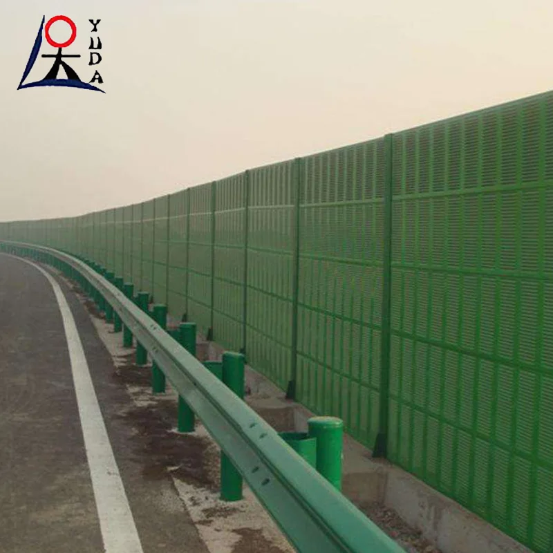 Дорожное звукопоглощающее ограждение акустическая шумоизоляционная панель металлический изоляционный лист для железной дороги звукоизоляционная снижение стены