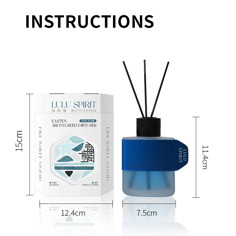 Luxury Home Fragrance Fireless Dry Flower Decorative Mini Air Freshener Scented Reed Diffuser Aroma Diffuser