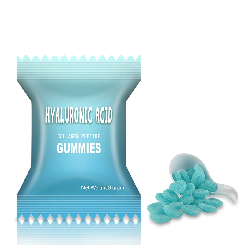 Sugar Free Collagen + Probiotics Gummies Vegan Pectin Heart Shape Collagen Peptide Gummy