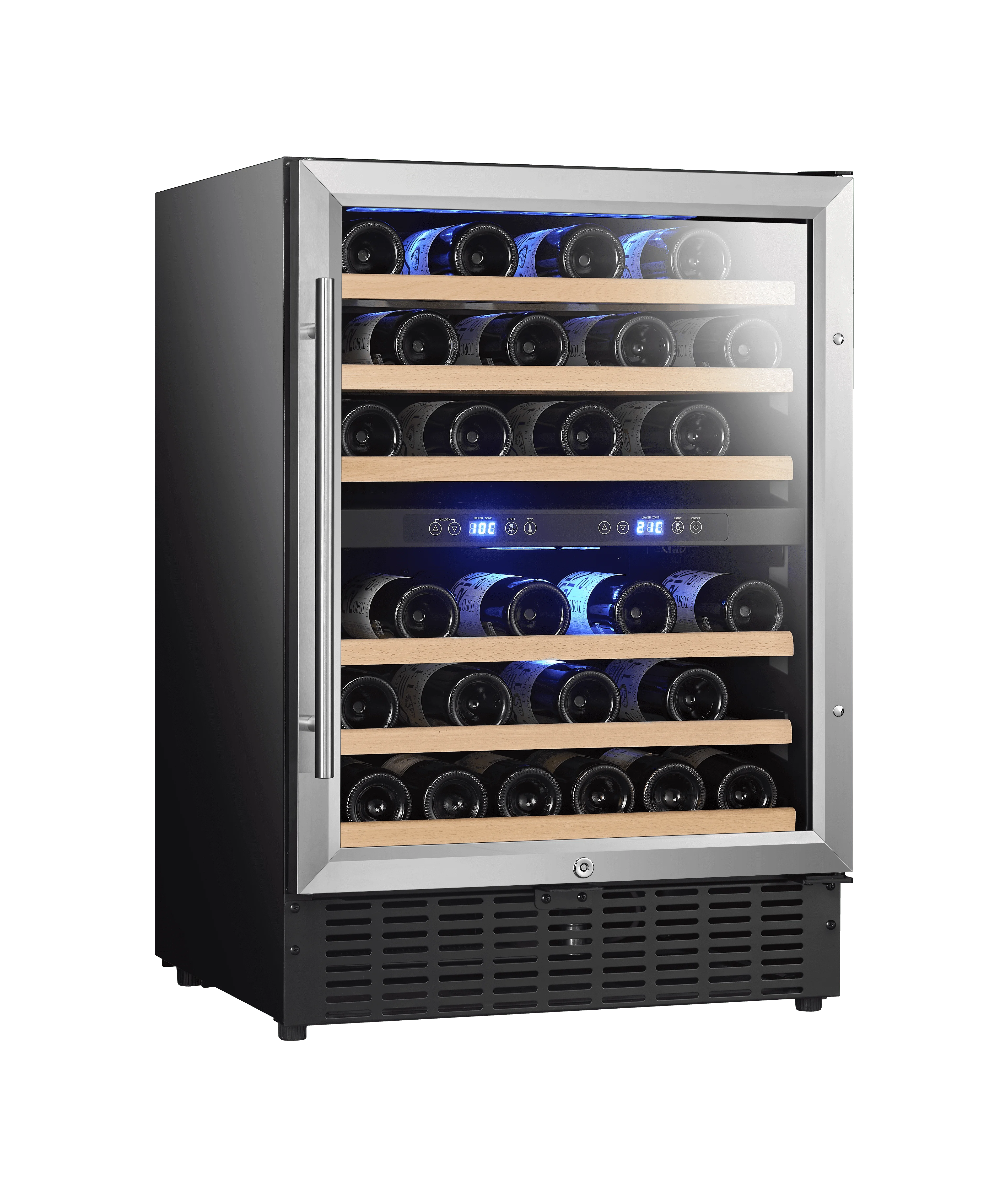 Electric  Beer Beverage Cooler Red Wine Cabinet Refrigerator Low Noise SRW-54D