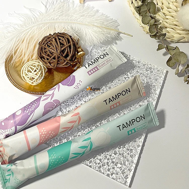 Hot selling Organic Tampons Comfort Silk Touch Feminine Hygiene Mini Packed Digital Tampons Applicator Tampons