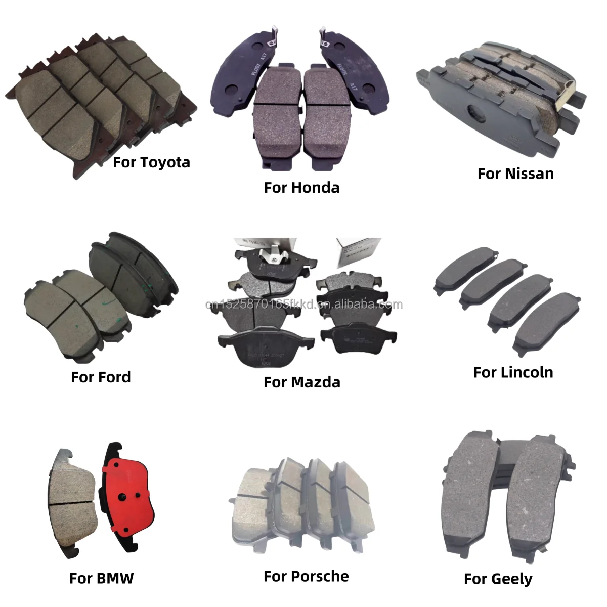OEM Auto Brake Pad For NISSAN TOYOTA HONDA ISUZU SUZUKI SUBARU MITSUBISHI MAZADA ceramic Japanese Car brake pad 5188