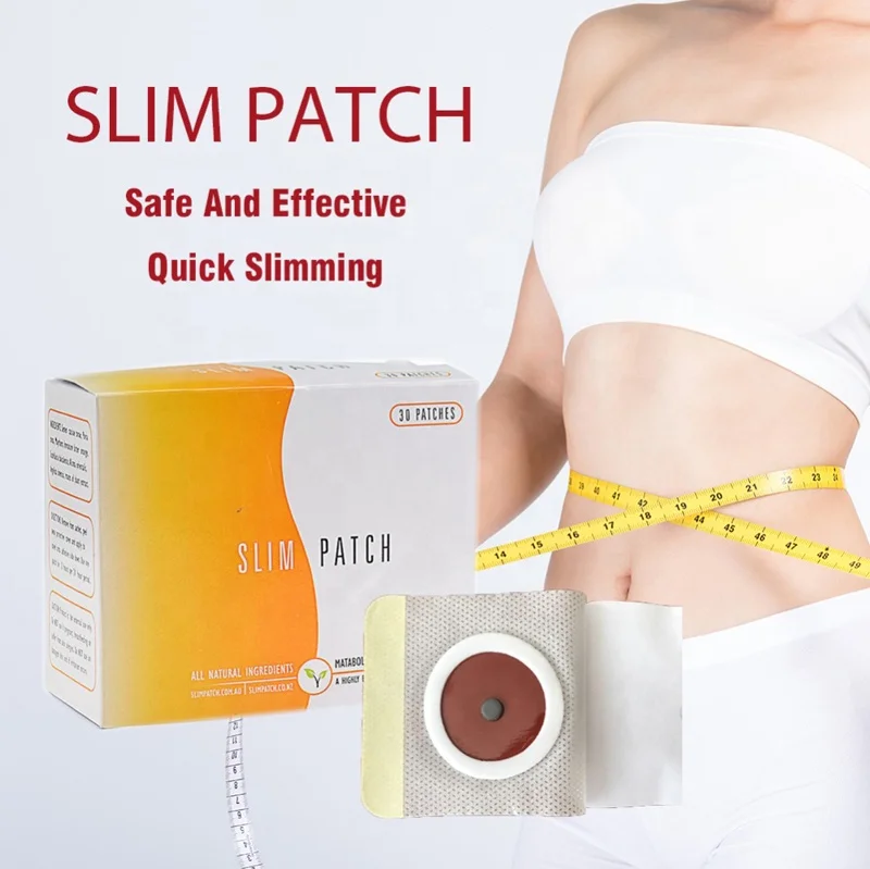 30PCS Packed Natural Herbal Weight Loss Sleep Magnet Belly Slimming Patch