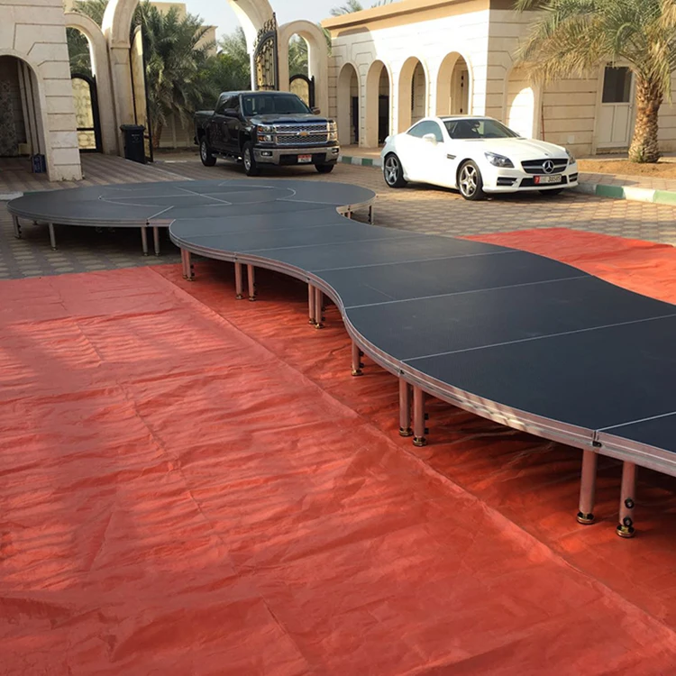 design mobile aluminum performance stage riser drum concert indoor outdoor platform wedding party concert stage