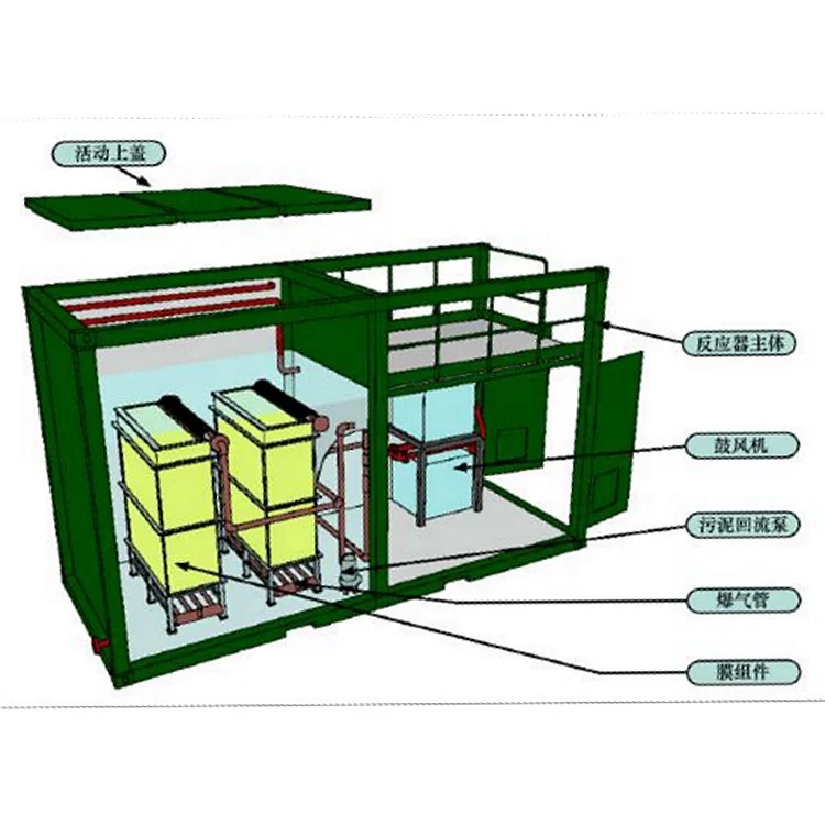 MBR Membrane Bioreactor tank for Hospital sewage treatment