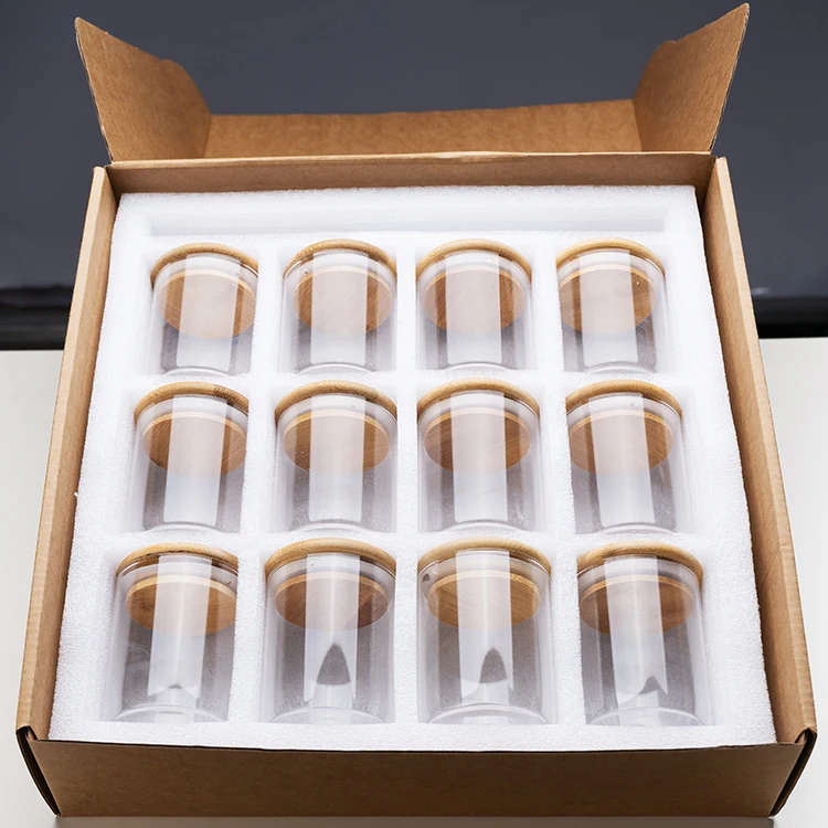 Storage container kitchens sets glass jar set 12pcs airtight glass storage jars