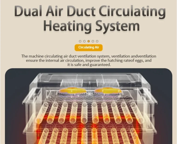 Incubator 128 chicken eggs farm incubation egg duck incubators for kinds poultry eggs